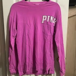 Long Sleeve PINK Victoria’s Secret Shirt.